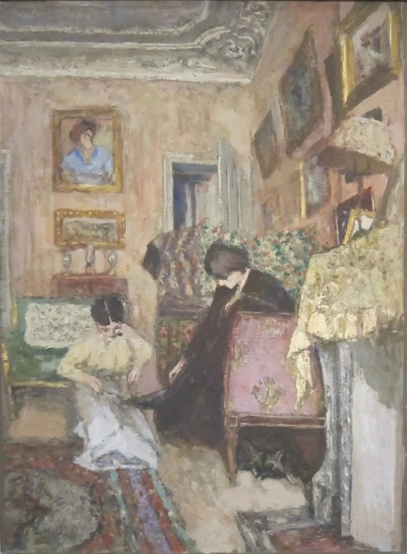 El cordón de la bota - Édouard Vuillard