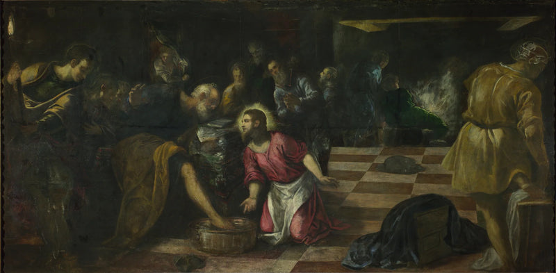 El Lavado de pies - Jacopo Tintoretto