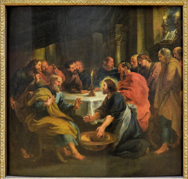 El Lavado de pies - Peter Paul Rubens
