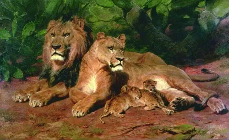 El león en la casa - Rosa Bonheur