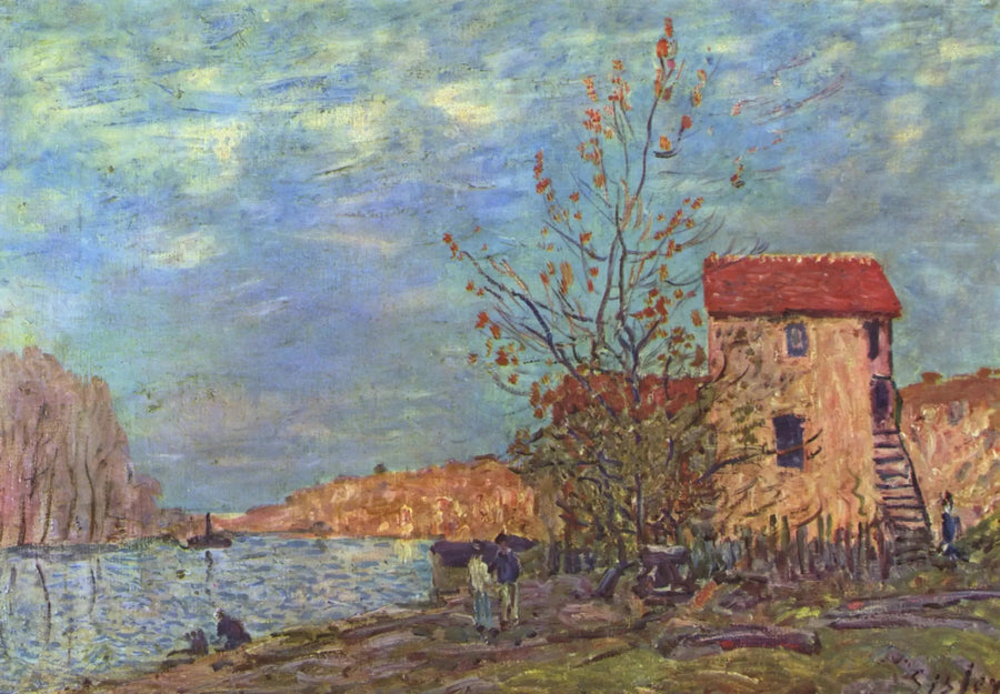 El Loing en Moret - Alfred Sisley