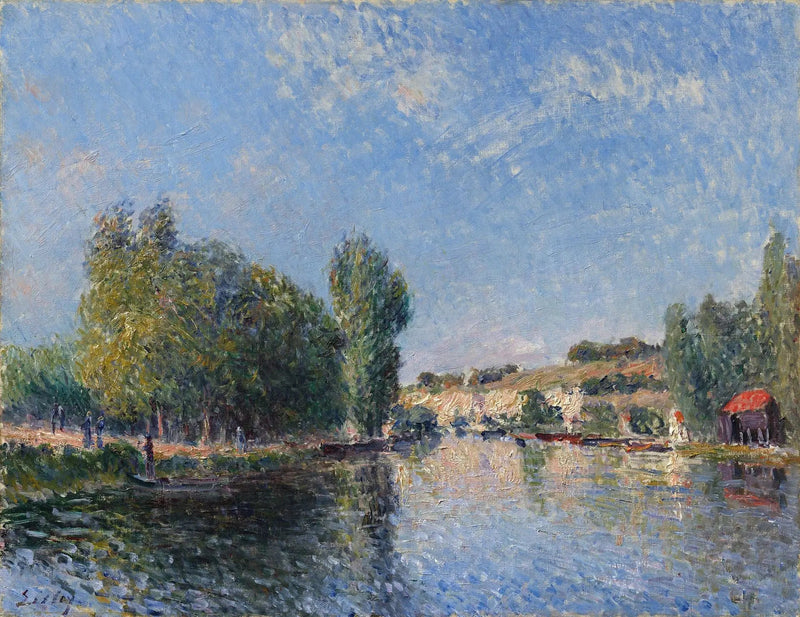 El Loing en Moret - Alfred Sisley