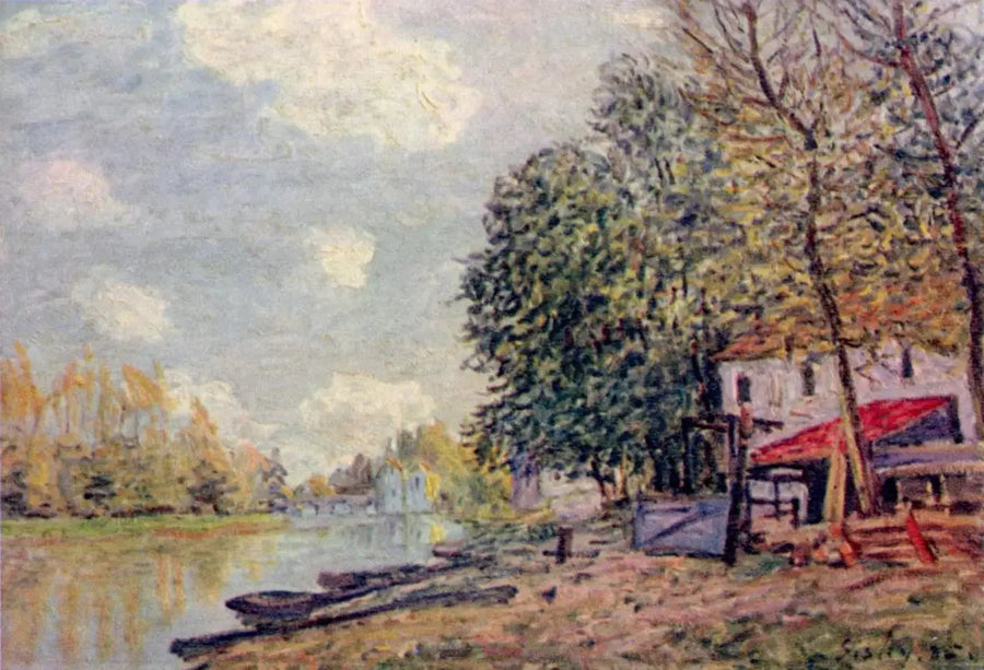 El Loing en Moret - Alfred Sisley