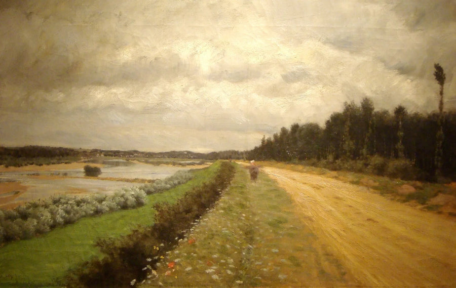 A lo largo del río Ofanto - Giuseppe De Nittis