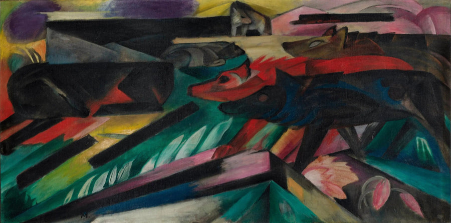 Los Lobos (Guerra de los Balcanes) - Franz Marc