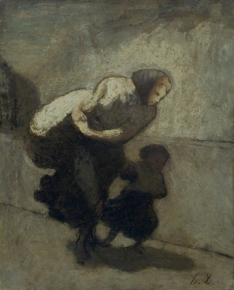La pesada carga - Honoré Daumier