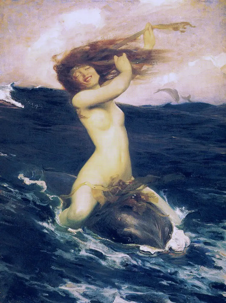 El duende de espuma - Herbert Draper