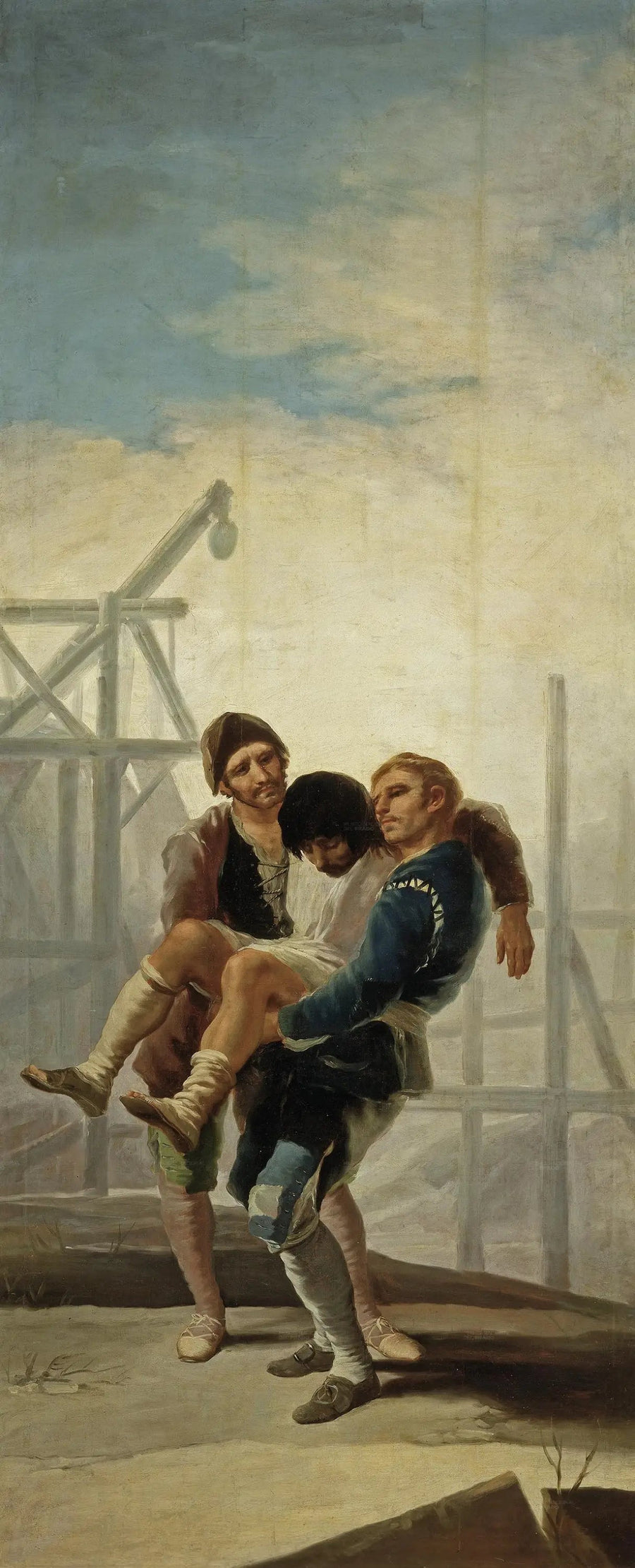 El albañil herido - Francisco de Goya