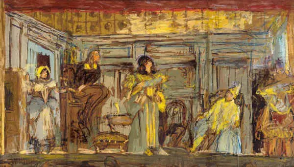 El enfermo imaginario - Édouard Vuillard