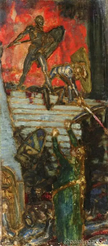 El Desgracia de los Nibelungos - Franz von Stuck