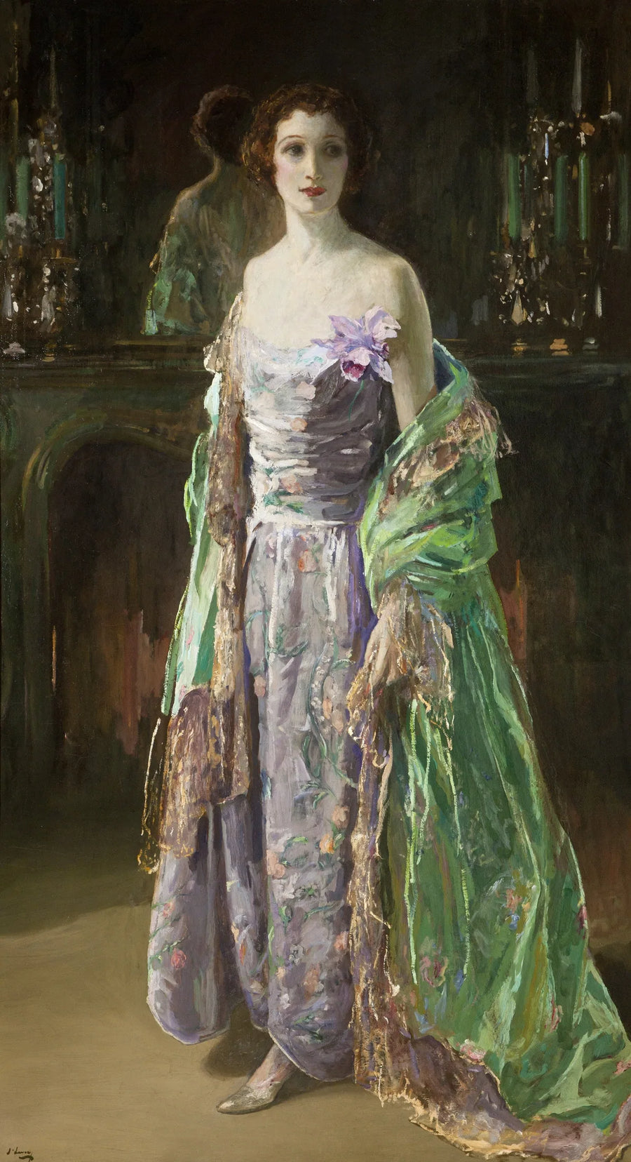 El abrigo verde - John Lavery