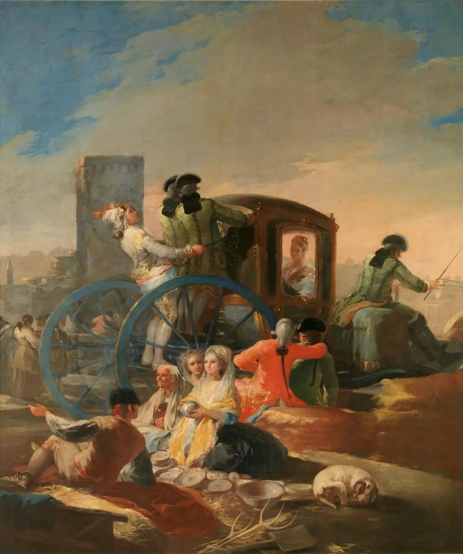 El comerciante de vajilla - Francisco de Goya