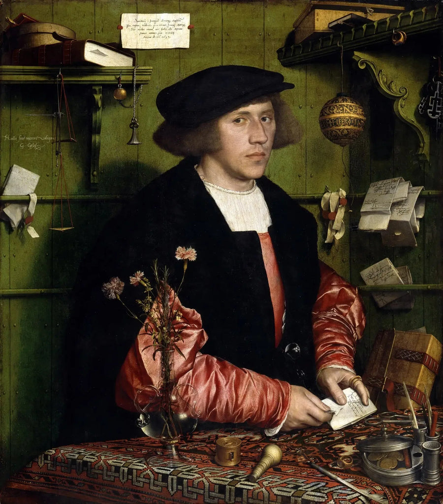 La mercancía Georg Gisze - Hans Holbein el Joven