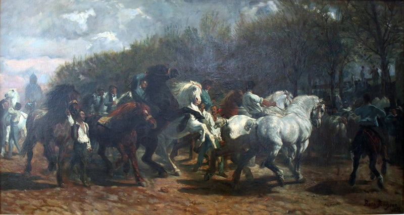 El mercado de caballos - Rosa Bonheur
