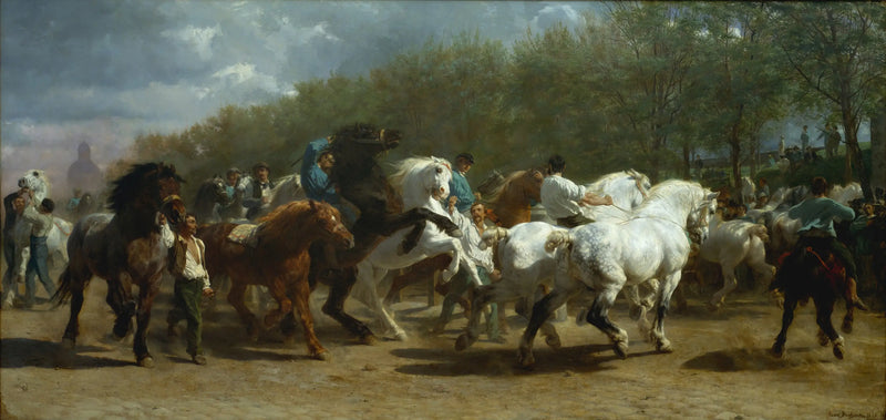 El Mercado de los caballos - Rosa Bonheur