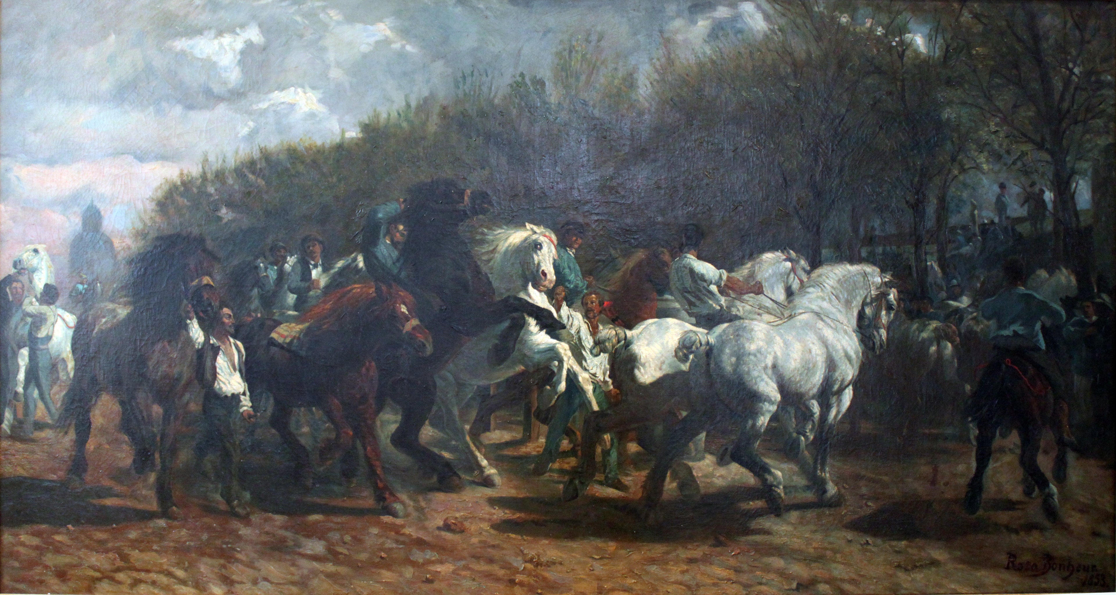 Le marché aux chevaux - Rosa Bonheur - Alpha Reproduction