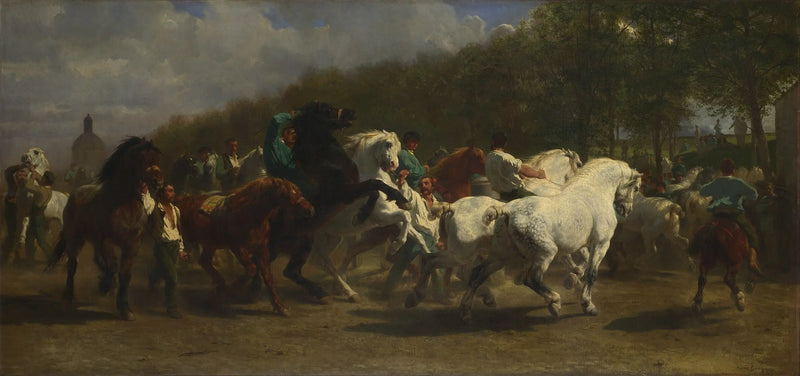 El mercado de caballos - Rosa Bonheur