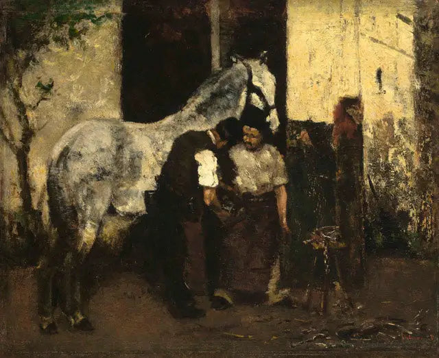 El herrero - Max Liebermann