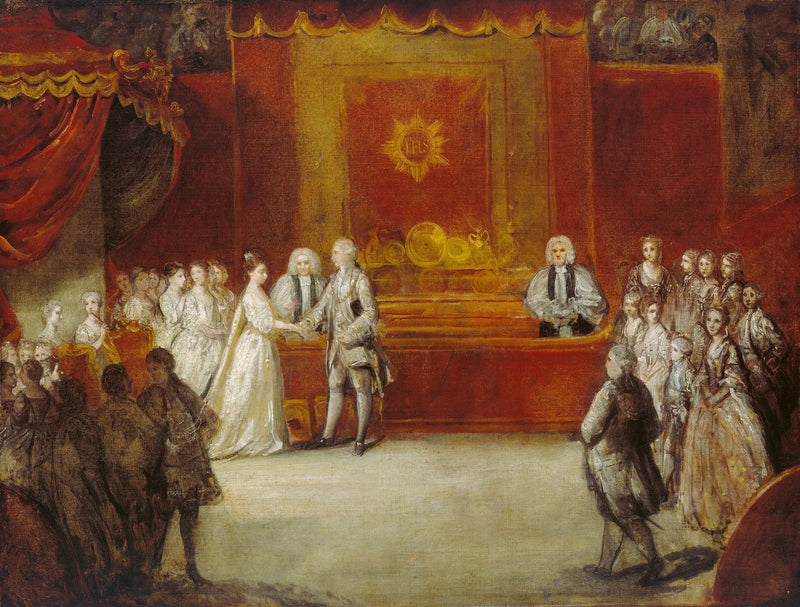 El matrimonio de Jorge III - Joshua Reynolds