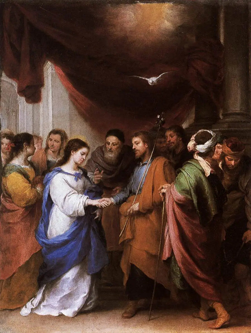 El matrimonio de la Virgen - Bartolomé Esteban Murillo