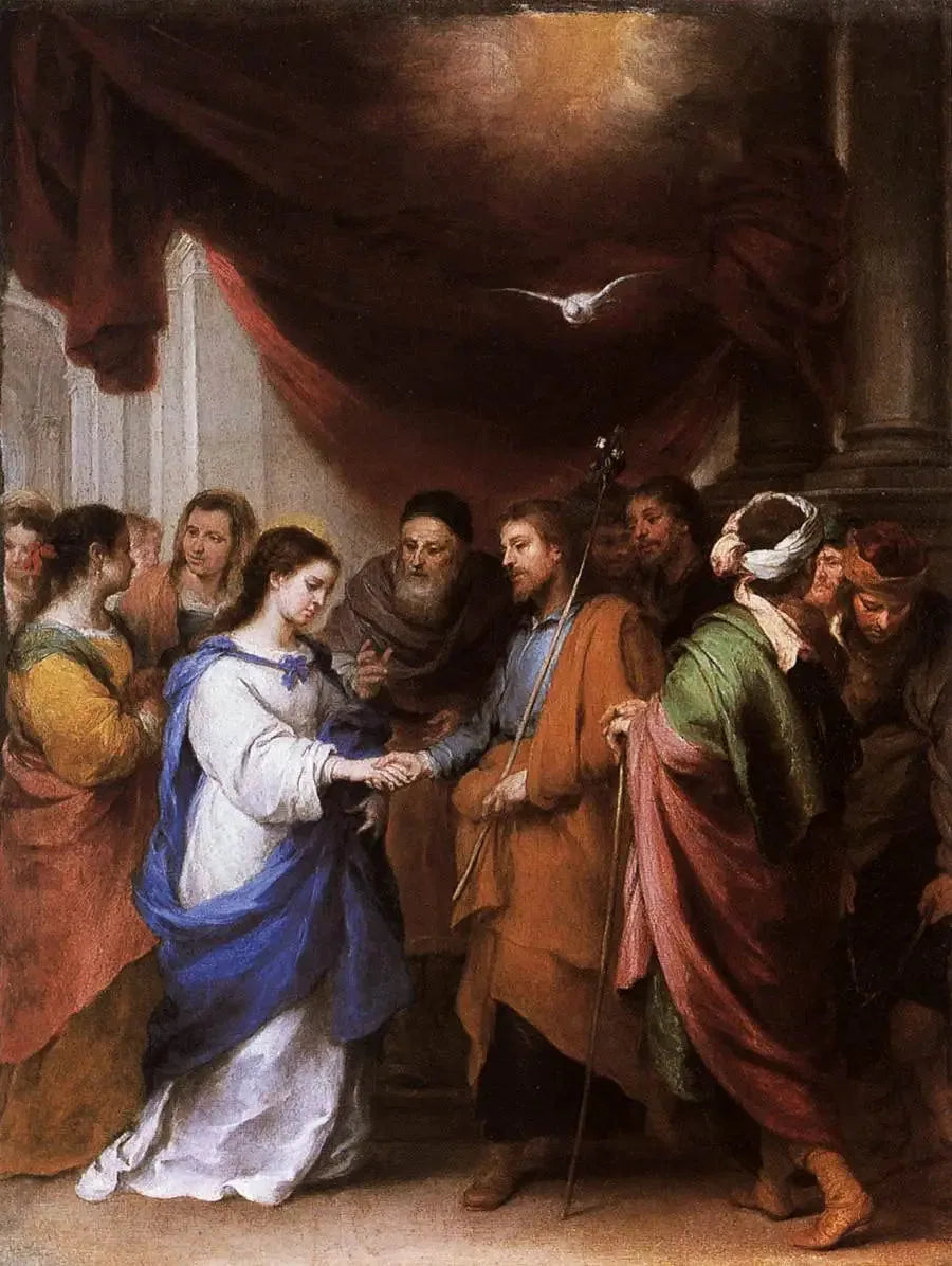 El matrimonio de la Virgen - Bartolomé Esteban Murillo