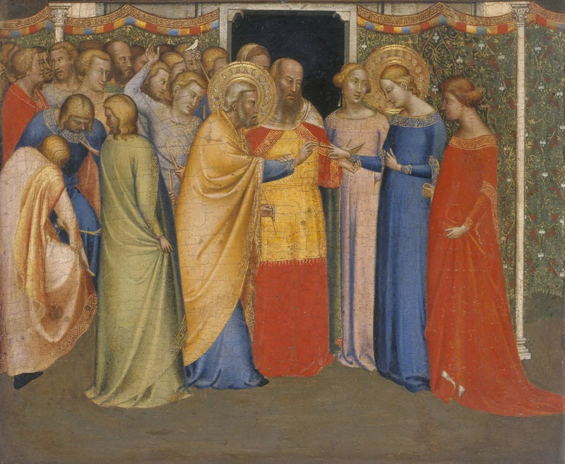 El matrimonio de la Virgen - Bernardo Daddi