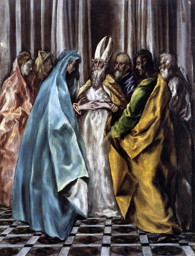 El matrimonio de la Virgen - El Greco
