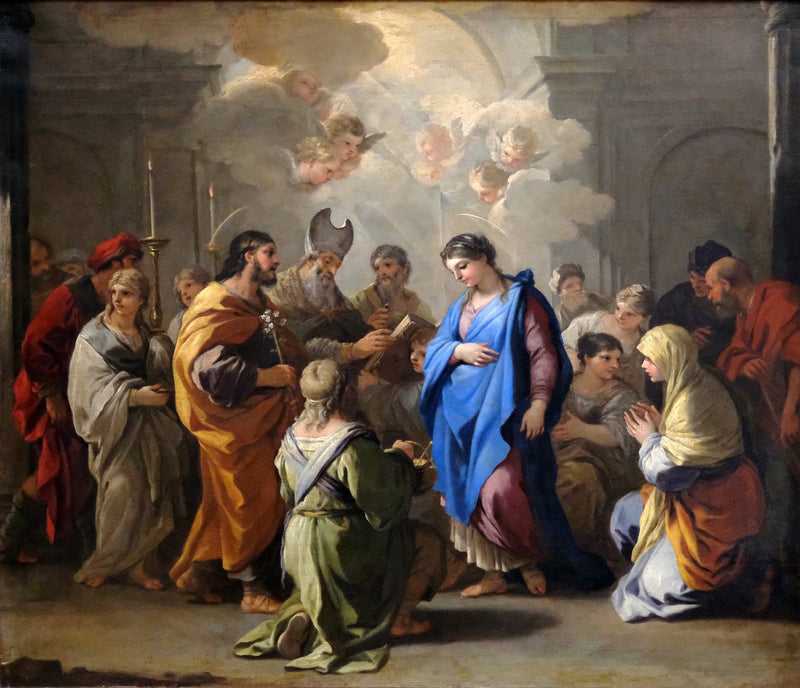 El matrimonio de la Virgen - Luca Giordano