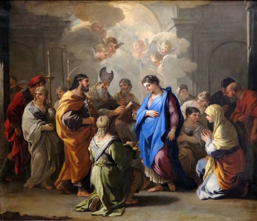 El matrimonio de la Virgen - Luca Giordano