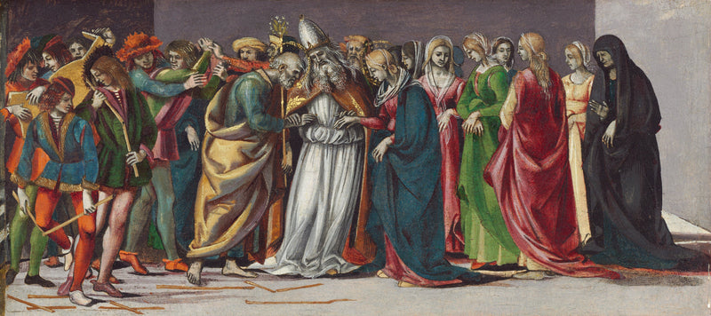 El matrimonio de la Virgen - Luca Signorelli