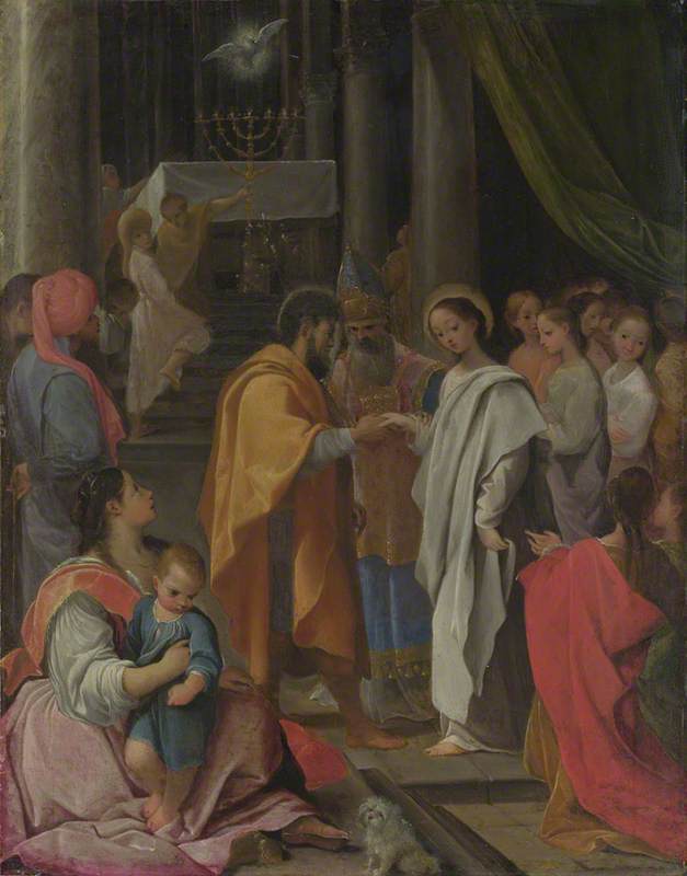 El matrimonio de la Virgen - Ludovico Carracci