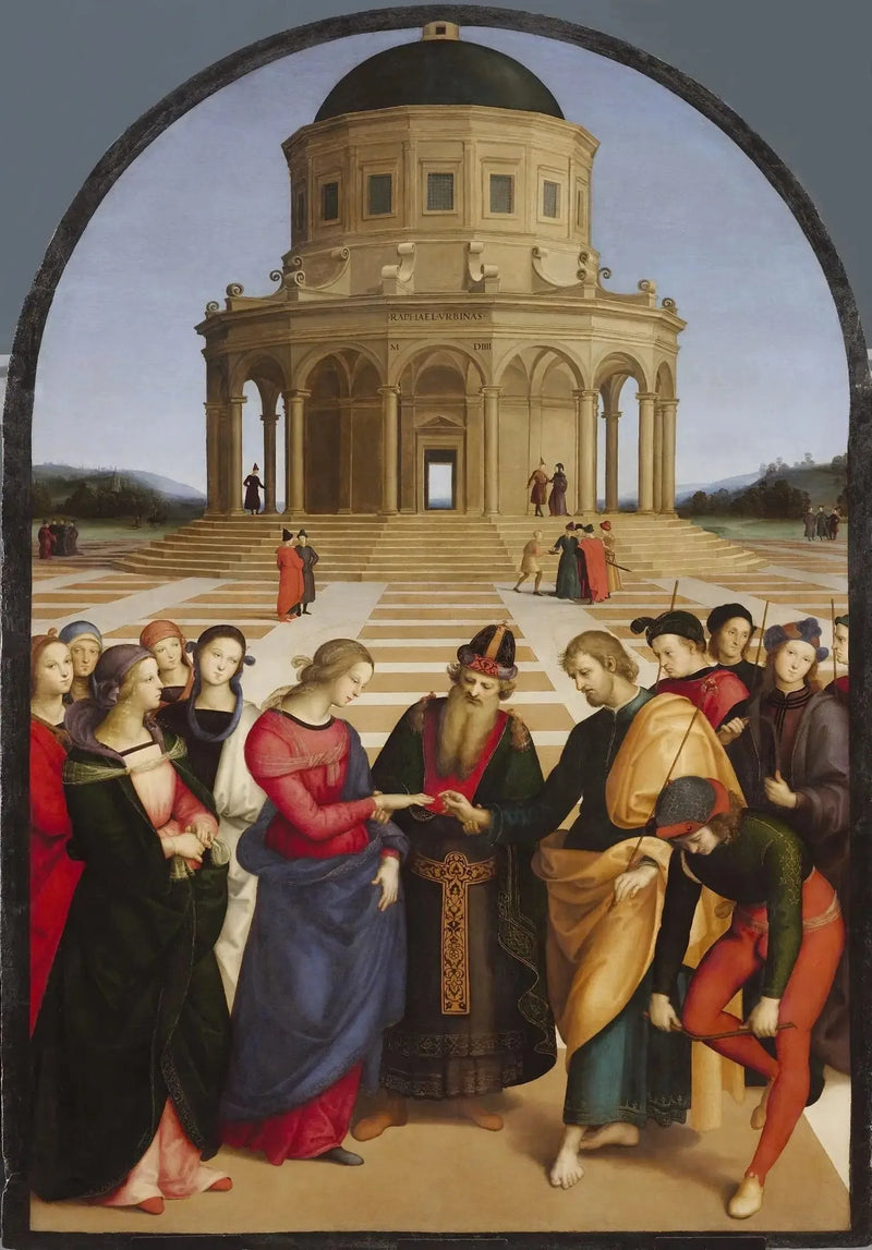 El Matrimonio de la Virgen - Rafael Sanzio