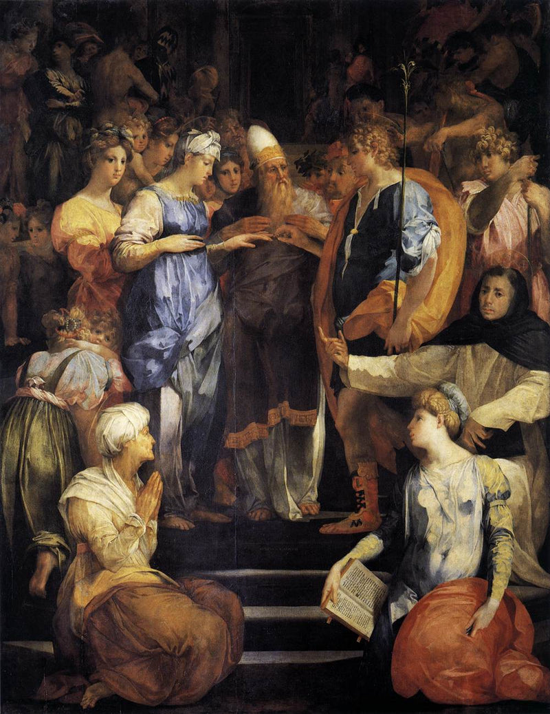 El matrimonio de la Virgen - Rosso Fiorentino
