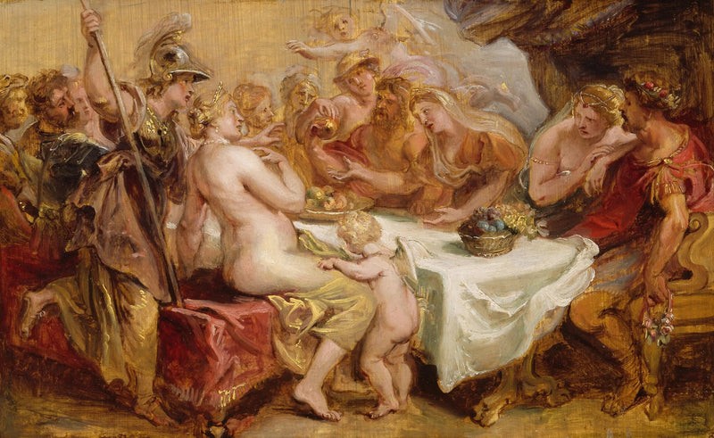 El matrimonio de Pelée y Tetis - Peter Paul Rubens
