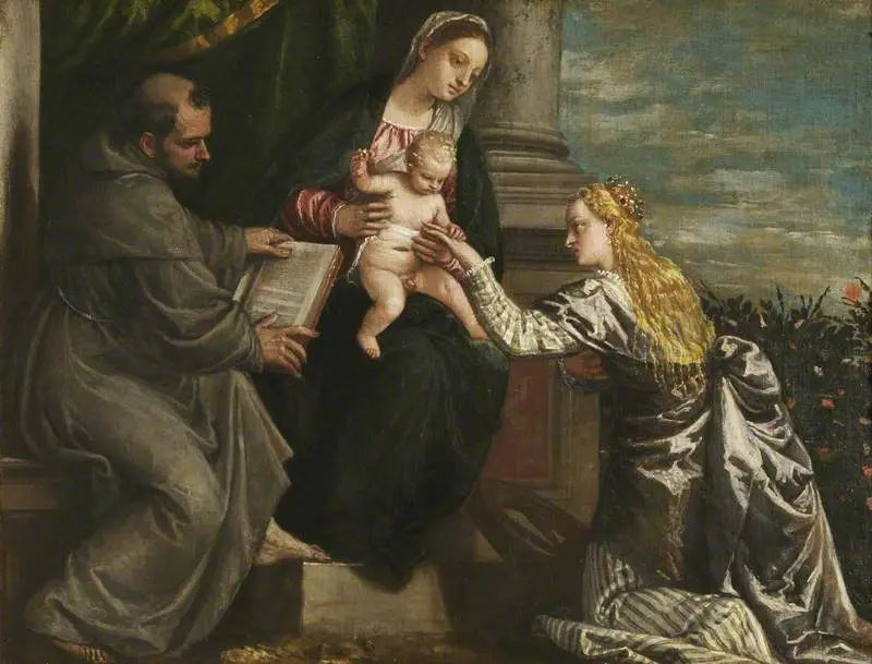El matrimonio de Santa Catalina - Paolo Veronese