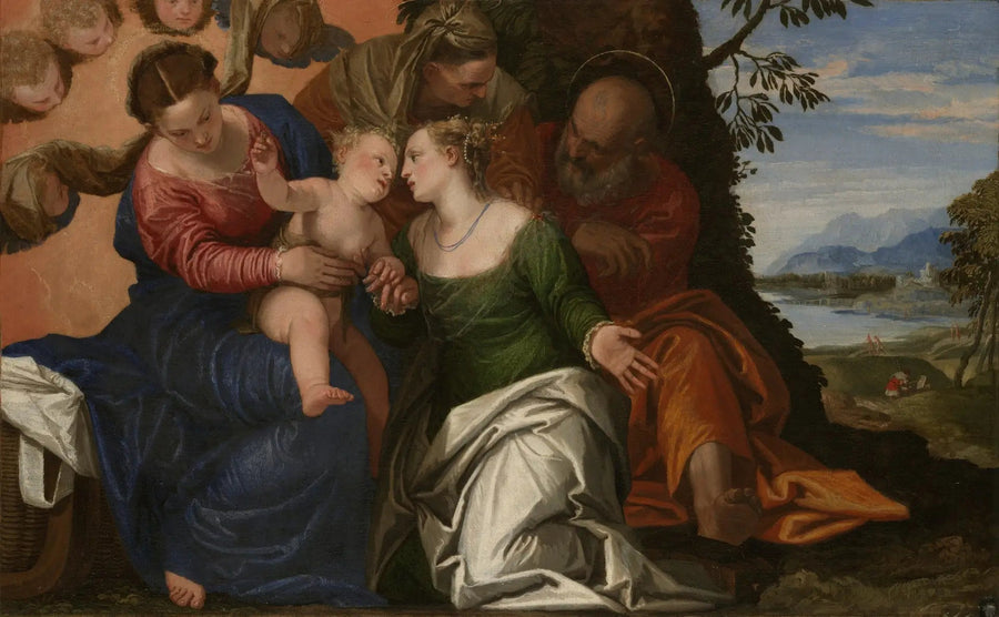 El matrimonio místico de Santa Catalina - Paul Véronèse