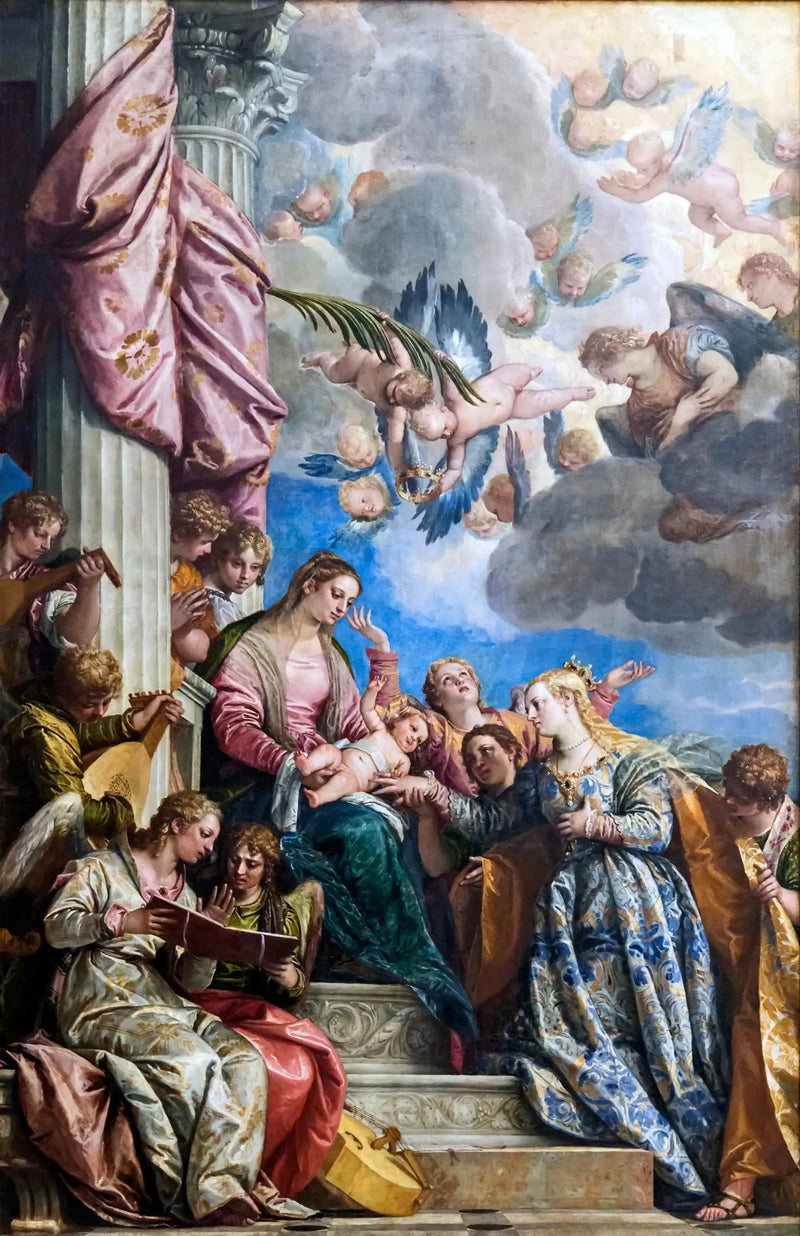 El matrimonio místico de Santa Catalina - Paul Véronèse