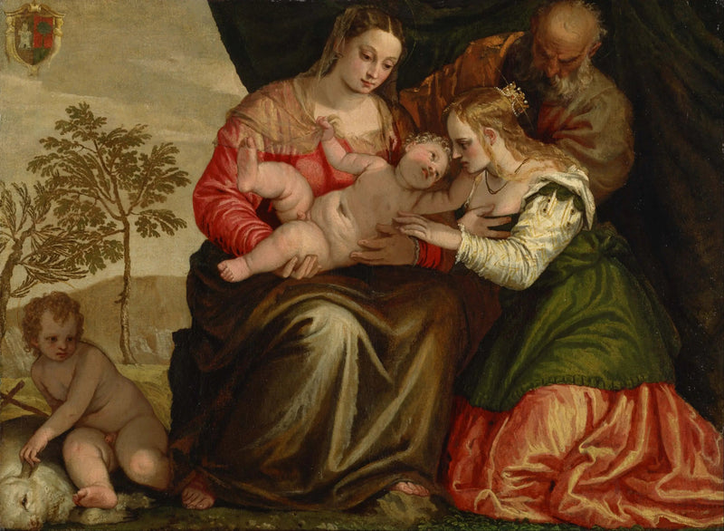 El matrimonio místico de Santa Catalina. - Paul Véronèse
