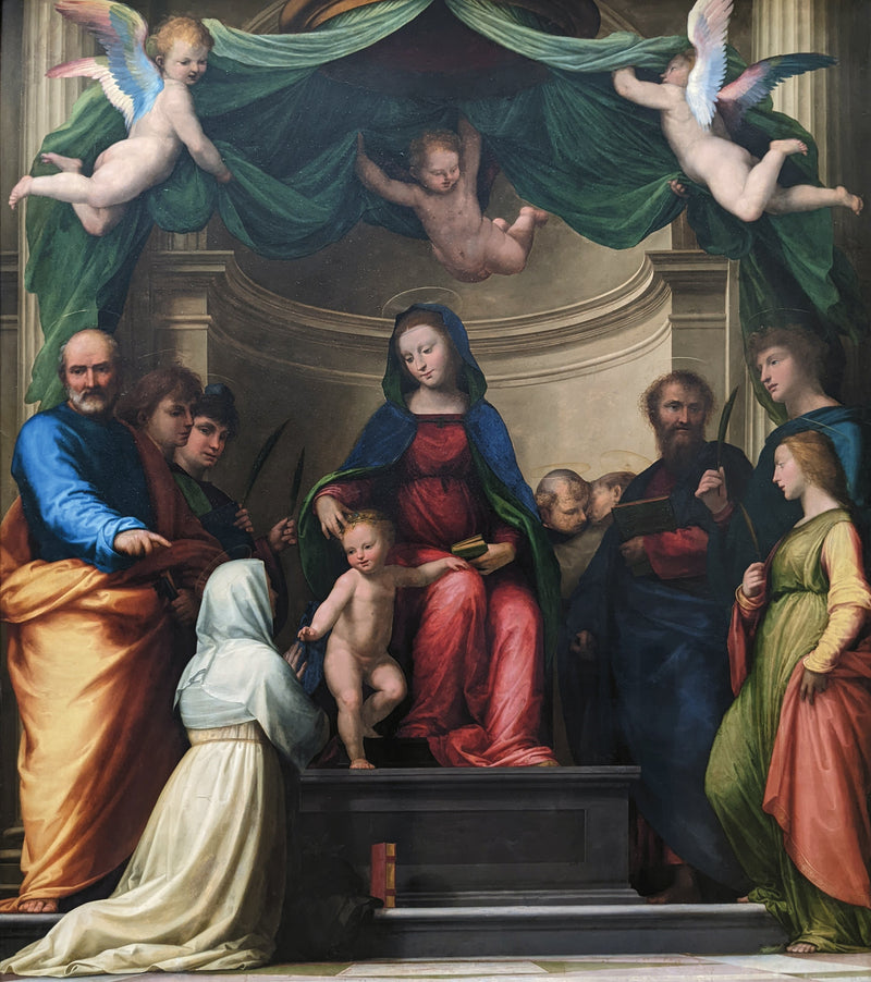 El matrimonio místico de Santa Catalina de Siena - Fra Bartolomeo