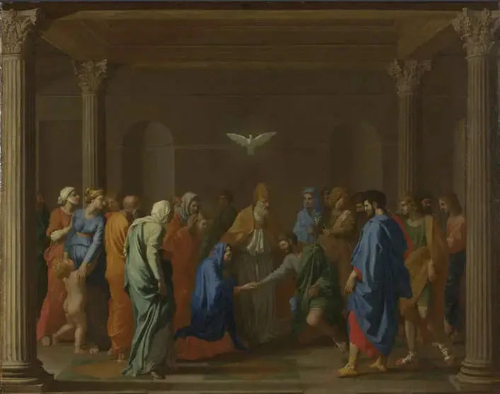 El matrimonio - Nicolas Poussin