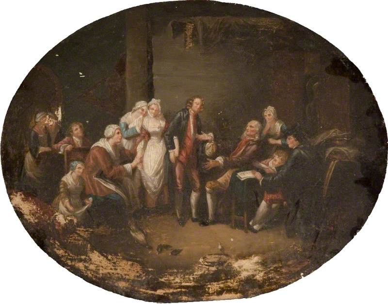El novio del pueblo - Jean-Baptiste Greuze