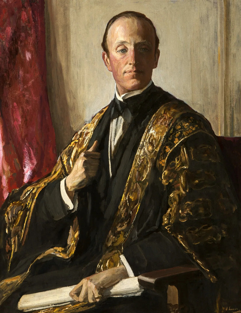 El marqués de Londonderry (1878-1949), KG, rector de la Queen's University de Belfast - John Lavery