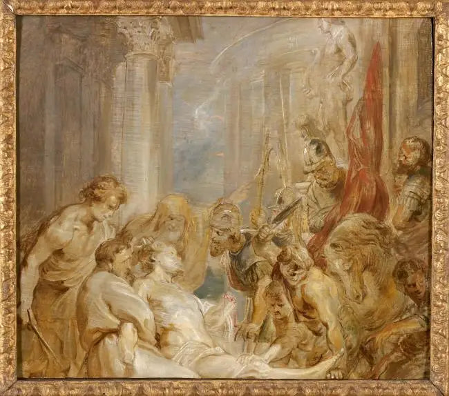 El martirio de san Adrián, circa 1615-1621 - Peter Paul Rubens