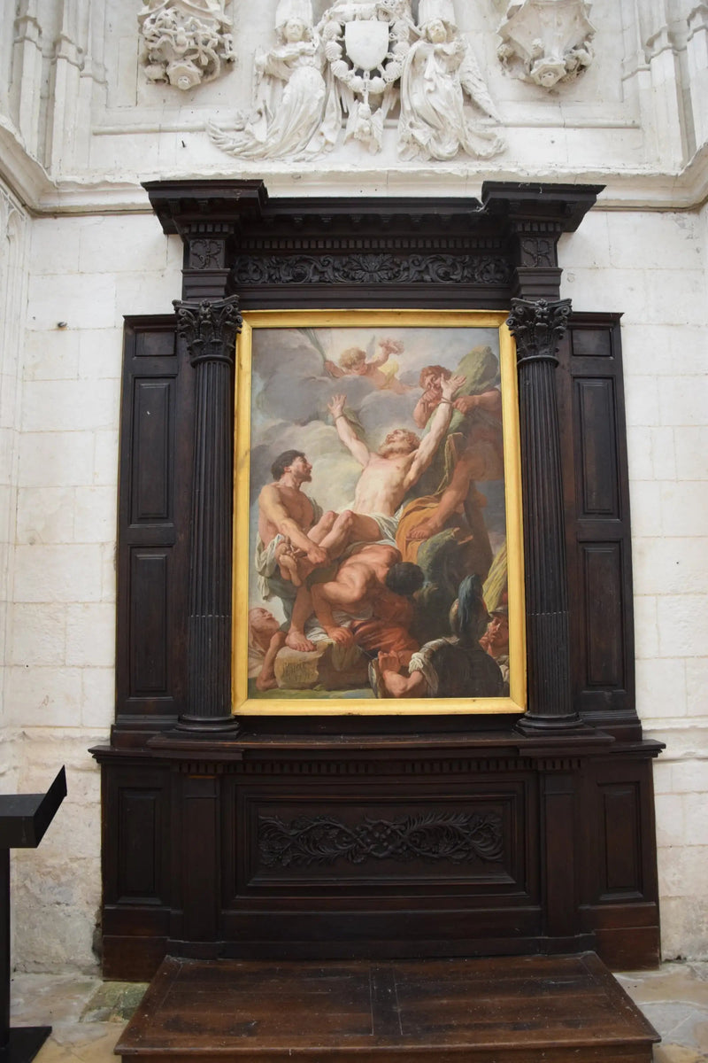 La martirio de san Andrés - Nicolas-Bernard Lepicié