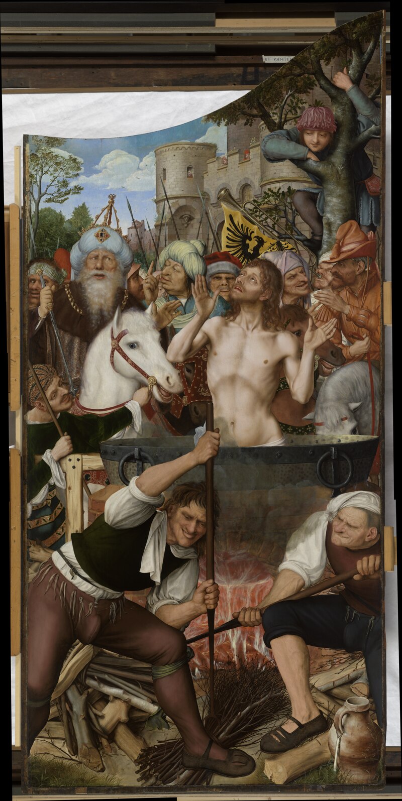 Le martyre de saint Jean - Quentin Metsys image 1 tableau peint à l’huile sur toile