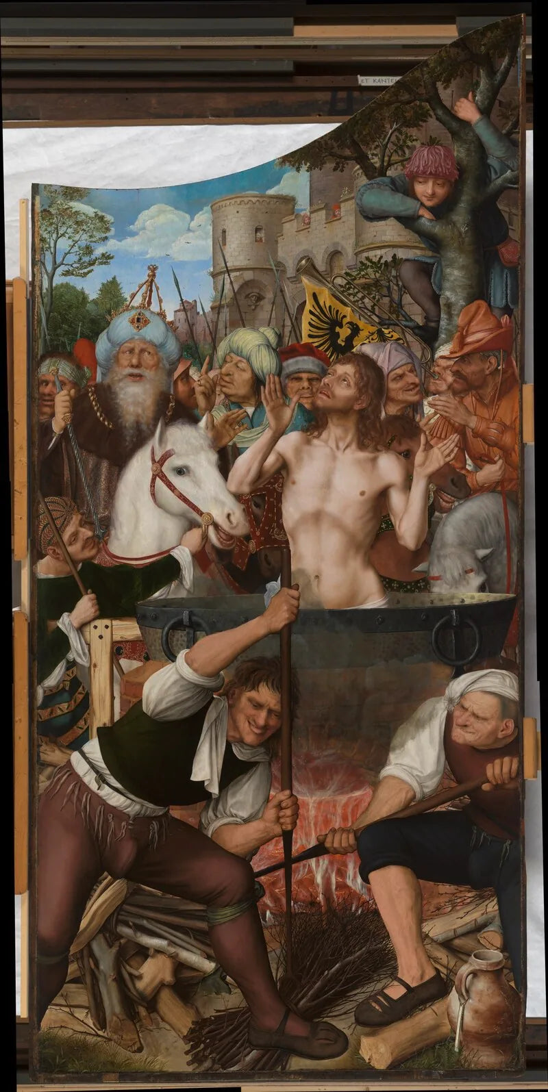 El martirio de san Juan - Quentin Metsys