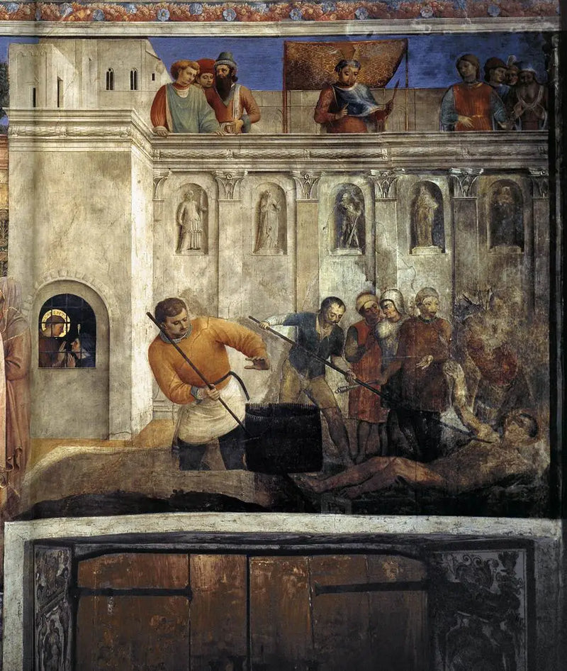 La martirio de san Lorenzo - Fra Angelico