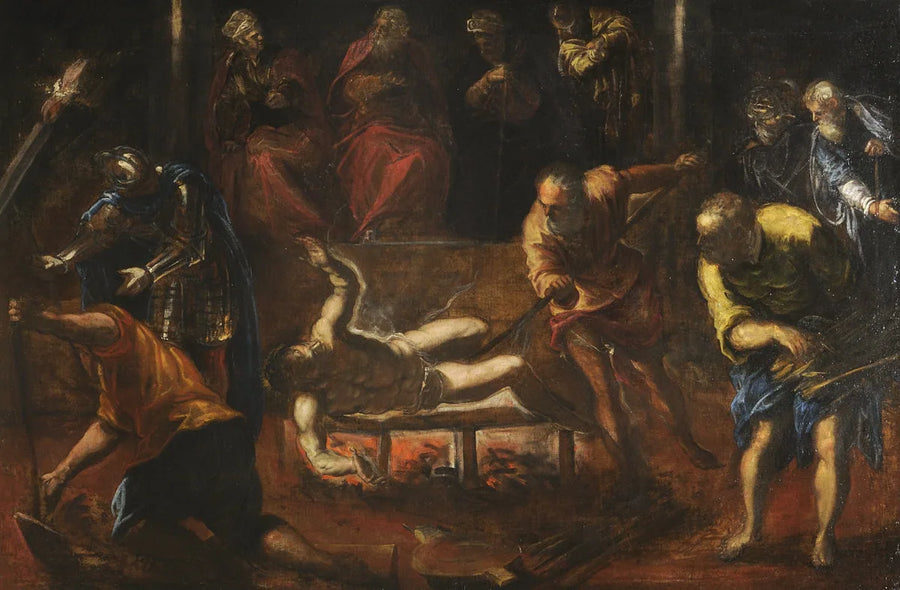 El martirio de san Lorenzo - Jacopo Tintoretto