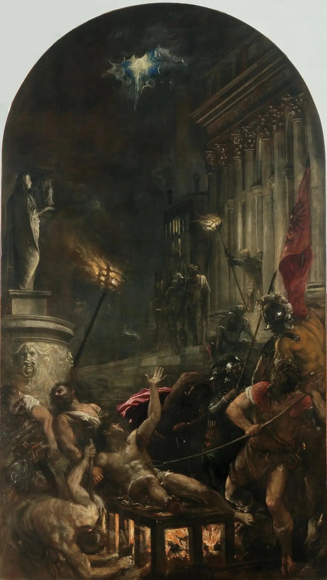 Le Martyre de saint Laurent - Titian image 1 copie de tableau peinte à la main