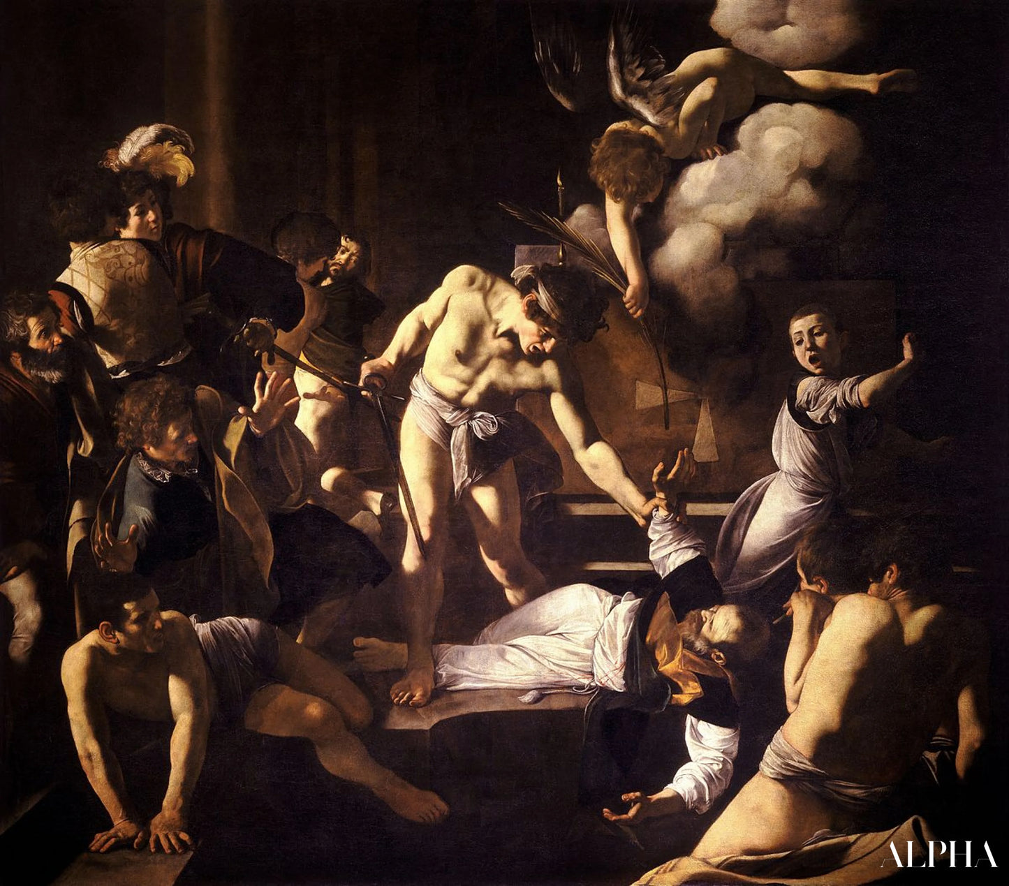 Le martyre de saint Matthieu - Le Caravage Reproductions de tableaux à la peinture à l’huile